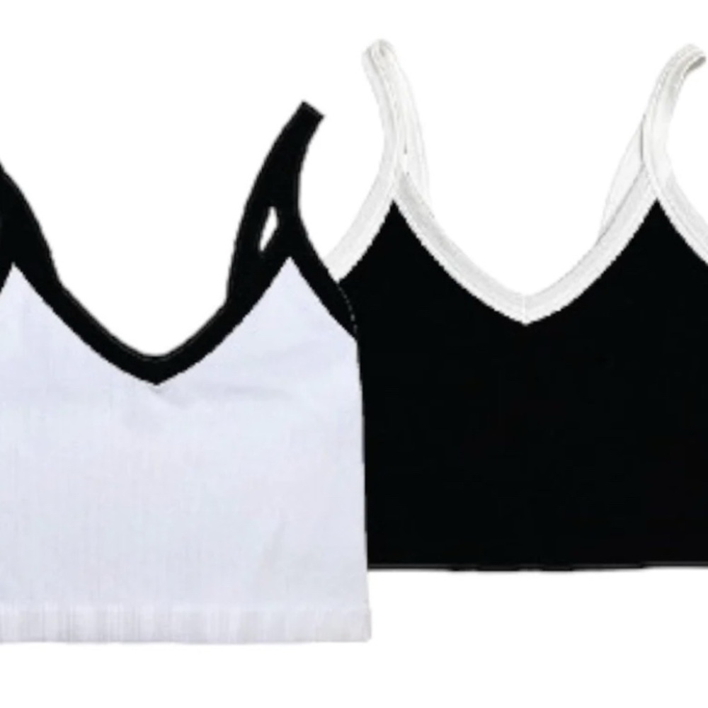 Black and White Women's Tank Tops